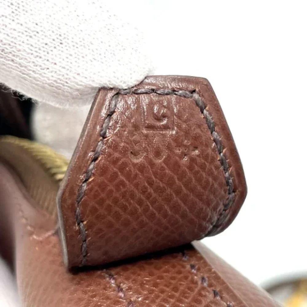 Hermès Vintage Pre-owned Leather handbags Brown Dames