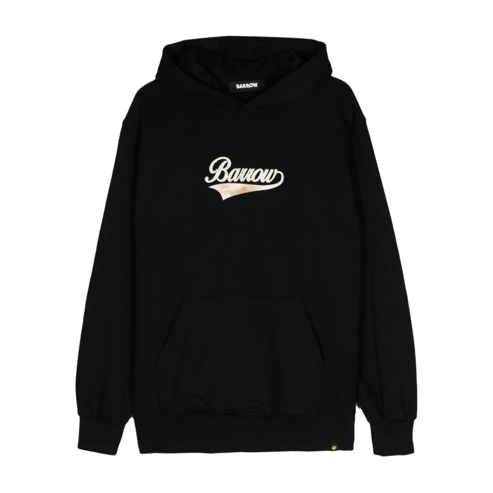 Barrow Zwarte Hoodie Black Heren