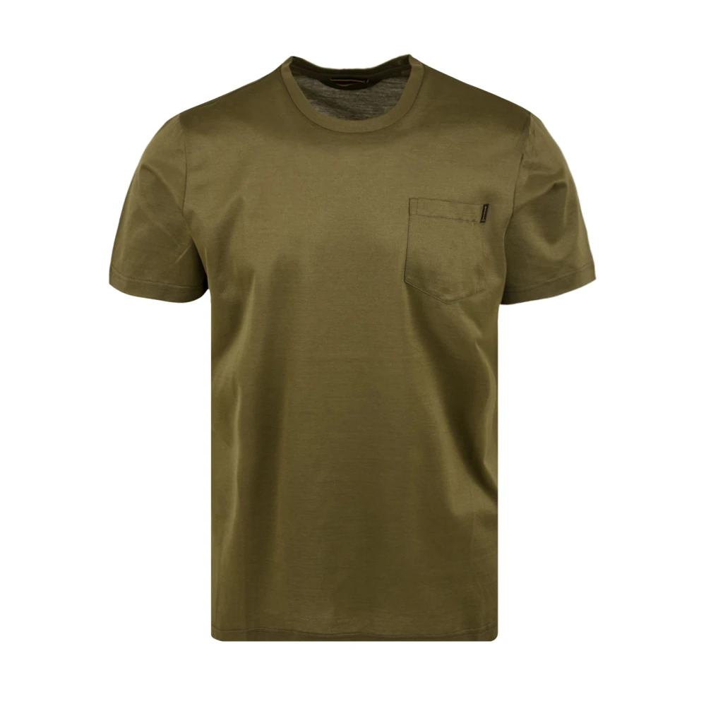 Moorer - Tops > T-Shirts - Green - Moorer - Modalova