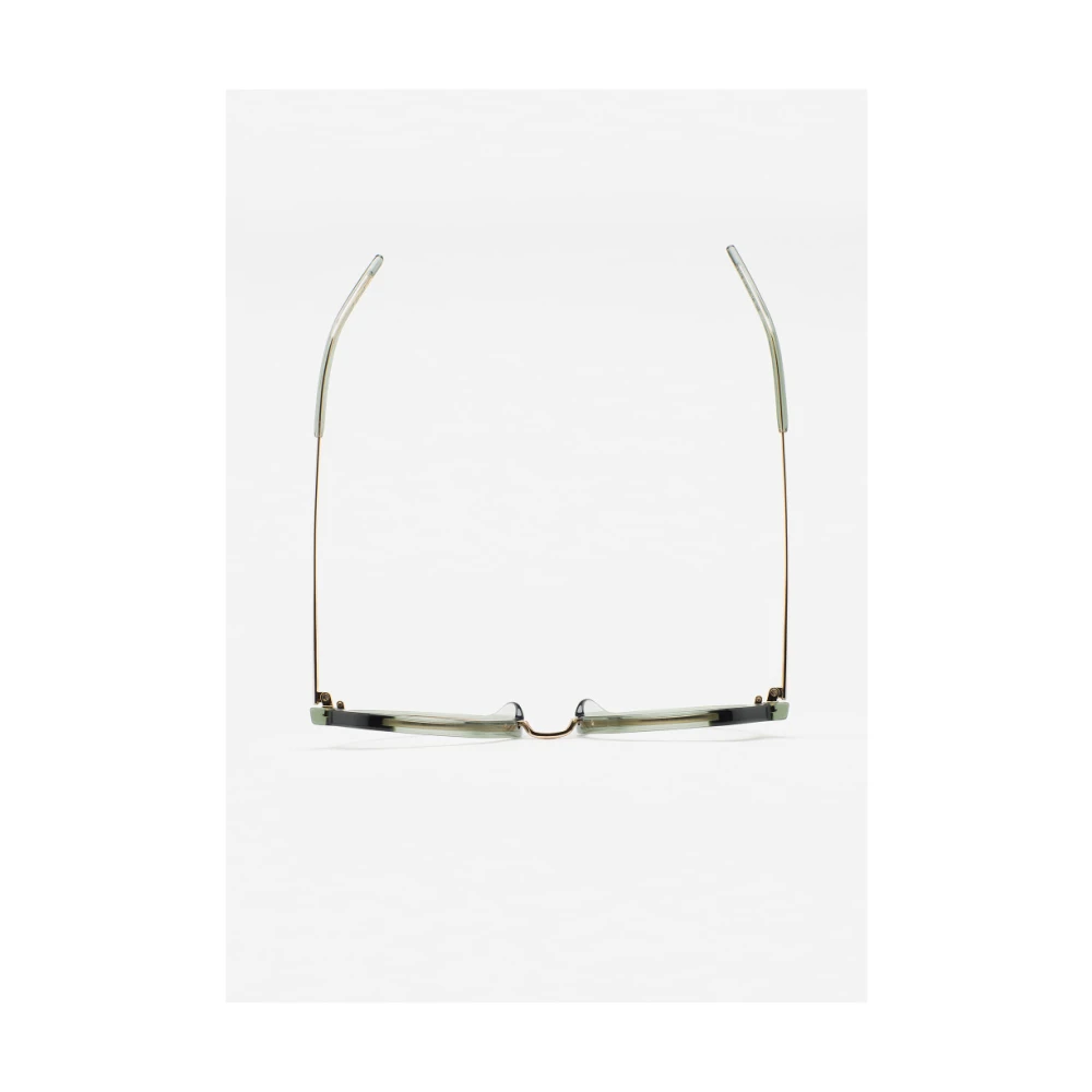 Kaleos Ronde Bril met Platte Wenkbrauw Gray Unisex