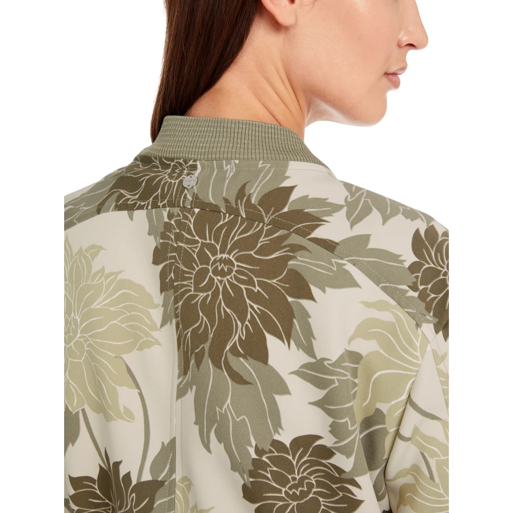 Marc Cain Bloemen Blouson Jas Multicolor Dames