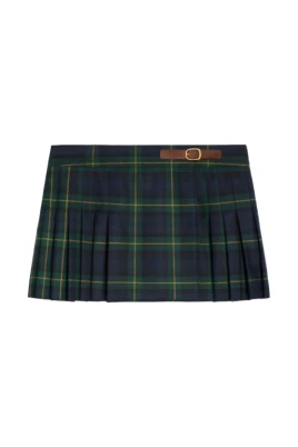 Kilt Mini Kjol i Tartan Ull