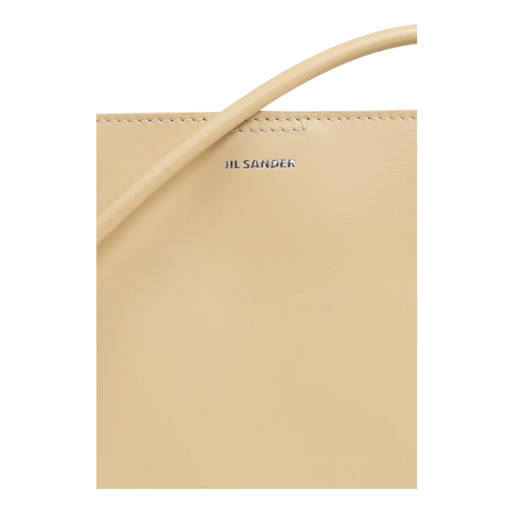 Jil Sander Schoudertas Giro Beige Dames