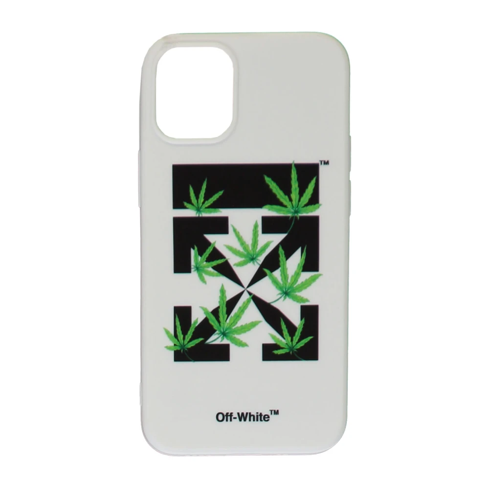 Off White Bedrukte iPhone 12 Mini hoes met pijl terug White Heren