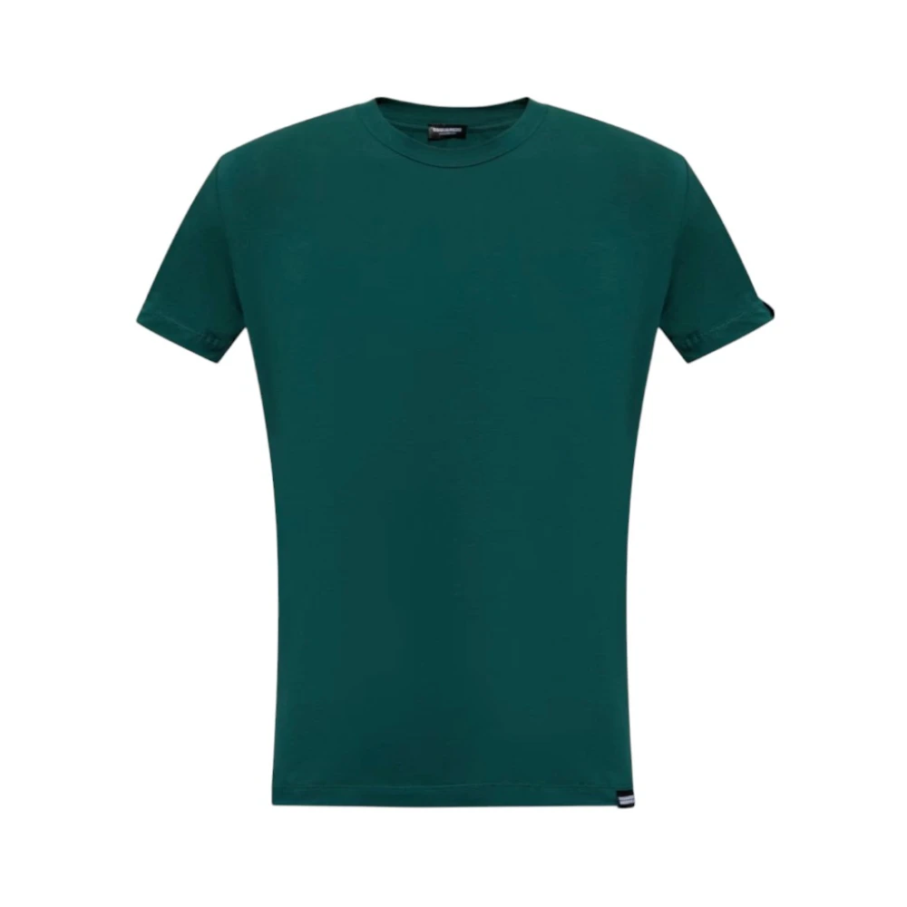 Dsquared2 Casual Katoenen T-shirt Green Heren