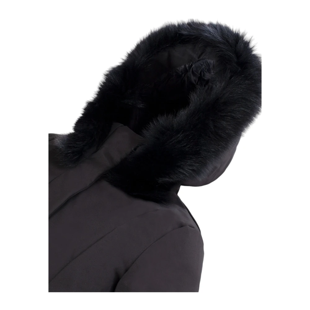 RefrigiWear Zwarte Winterjassen Black Dames