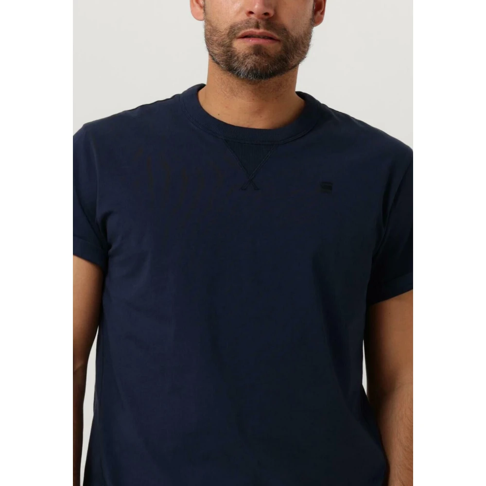 G-Star Heren Polo & T-shirt Nifous R T Blue Heren