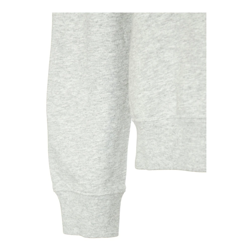 Sporty & Rich Finish Line Crewneck Sweatshirt Gray Heren