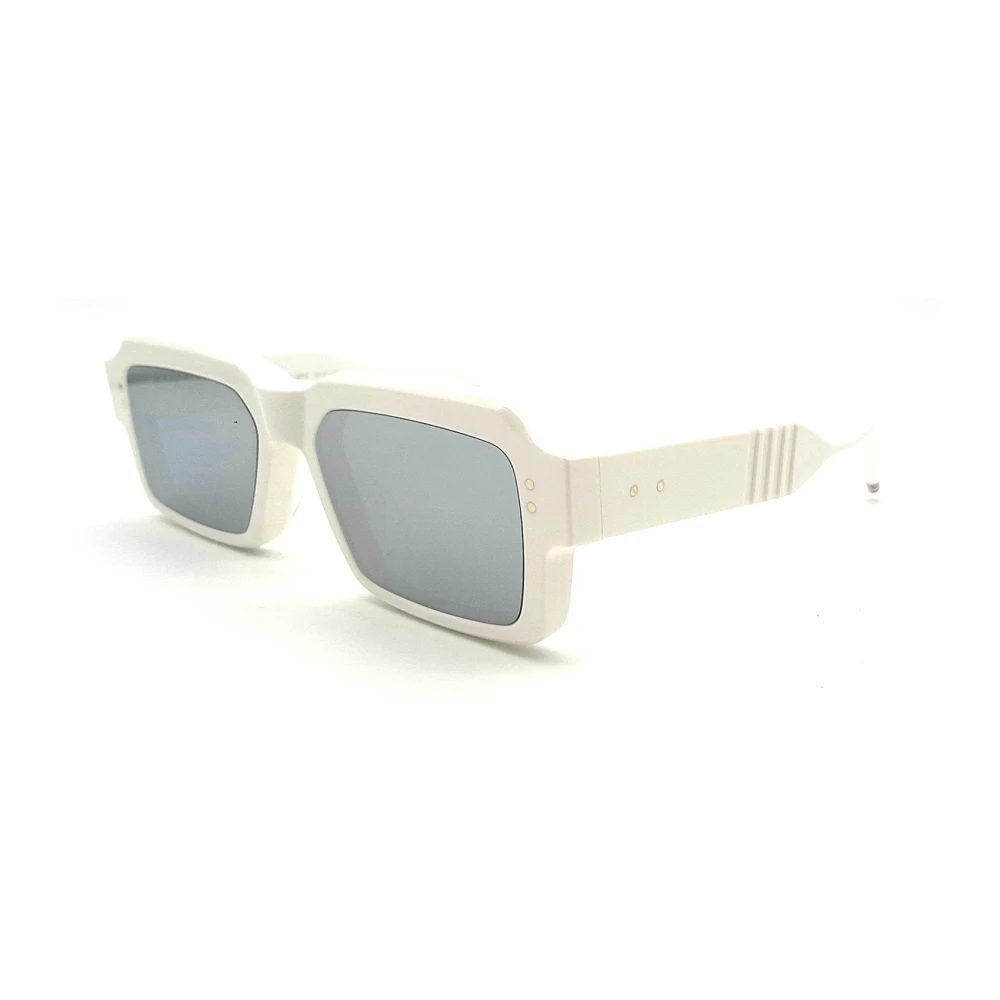 Thom Browne Unisex White Stylish Black Leather Wallet - Sunglasses - 56 Mm - Accessories