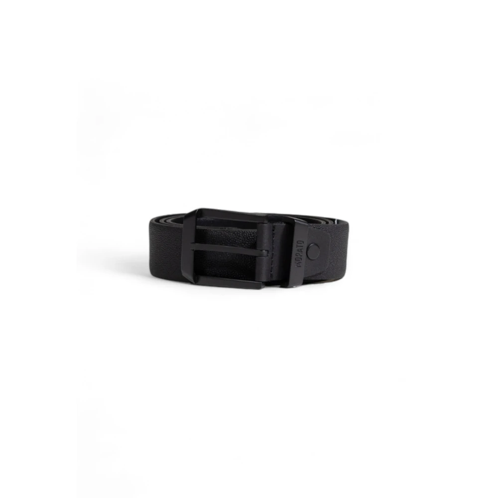 Antony Morato Zwart Leren Herenriem Black Heren