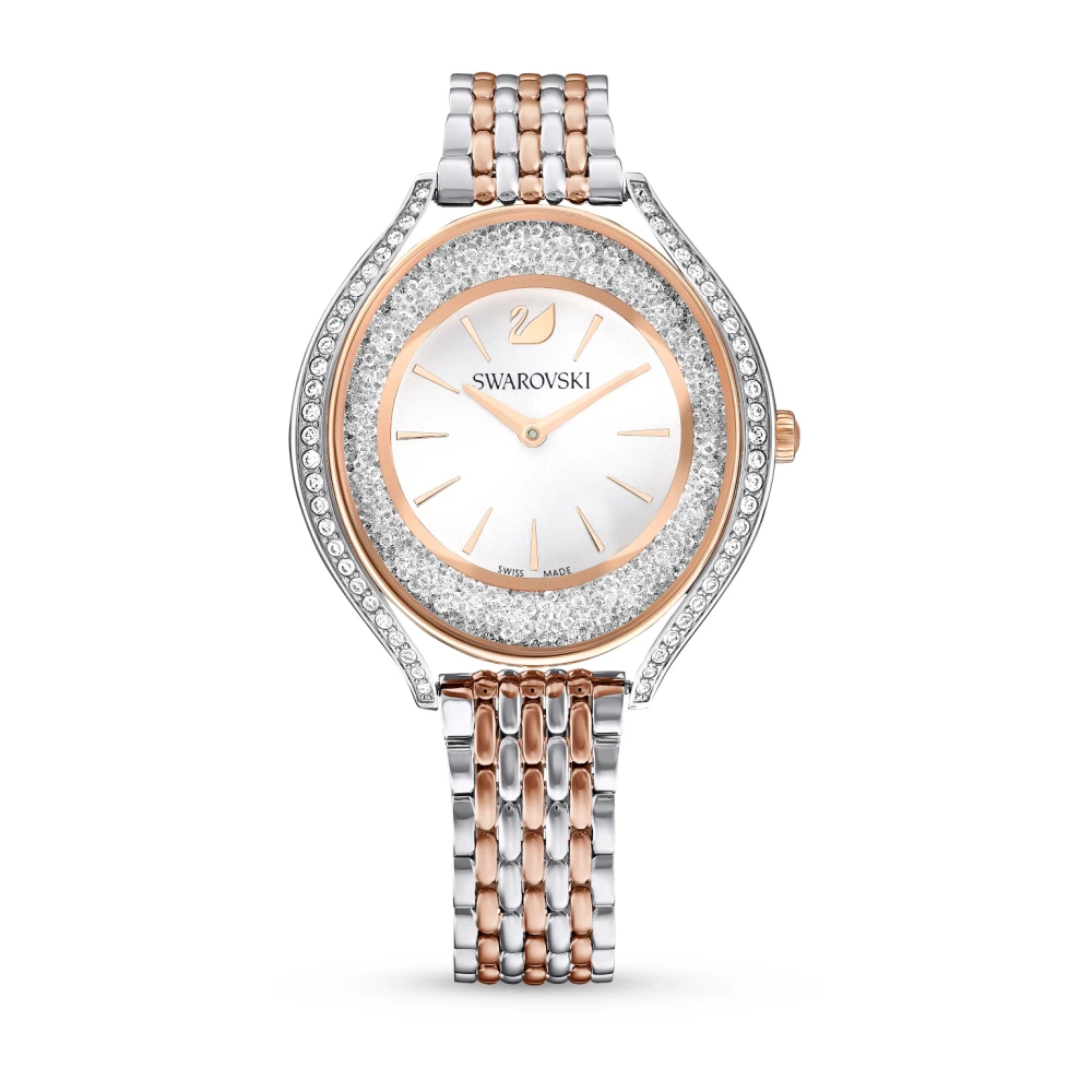 Swarovski , Watches, Female, Gray, One Size, Elegant Multicolor Crystalline Aura Watch