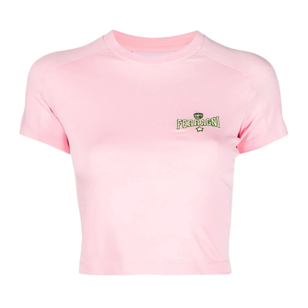 Chiara Ferragni Collection Sprookje T-shirt Vrouwen Speels Ontwerp Pink Dames