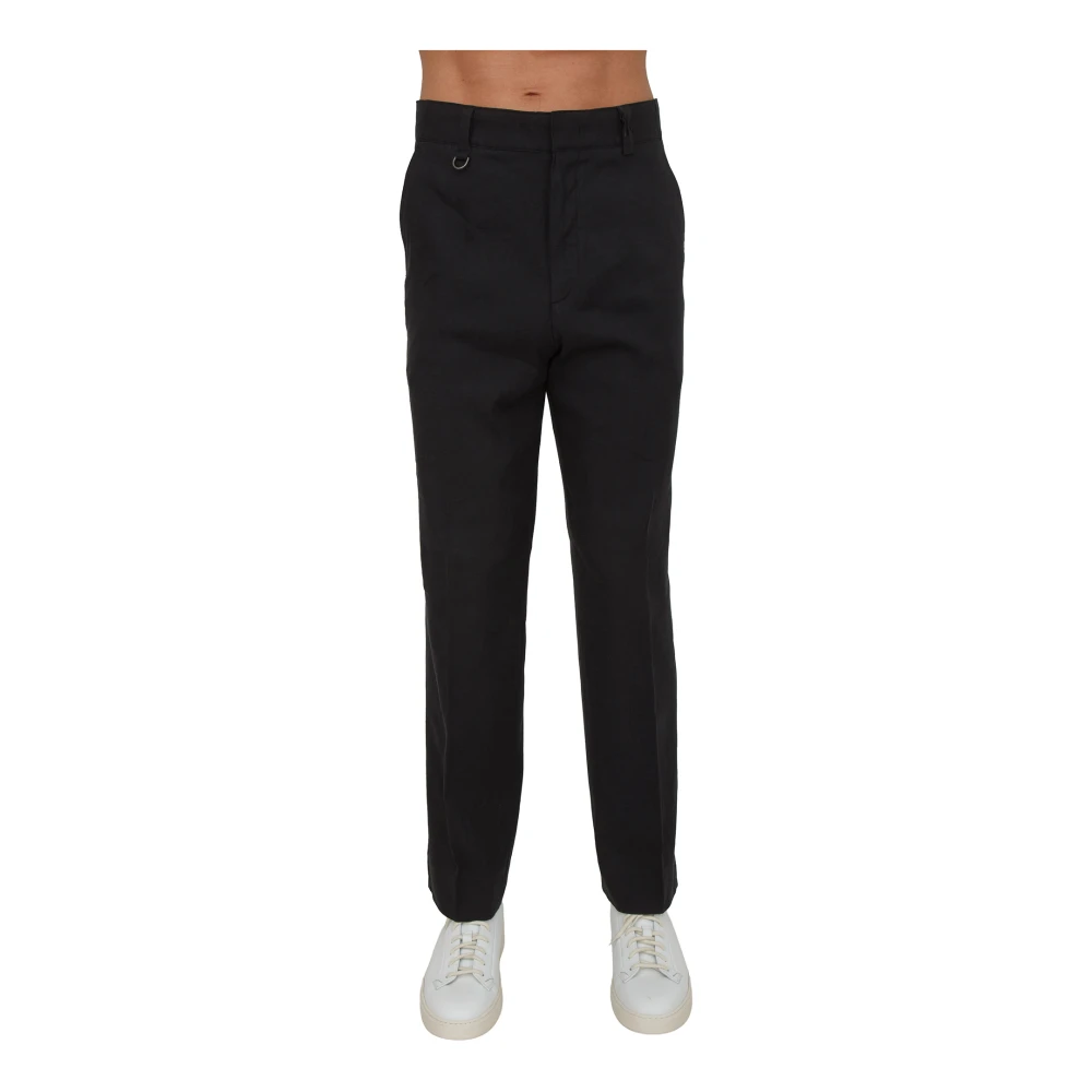Paolo Pecora Men's Black Suit Trousers, 2XL, Pantalone Tessuto