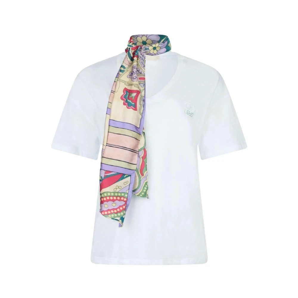Liu Jo Vrouw Multicolor T-Shirt Met Korte Mouwen