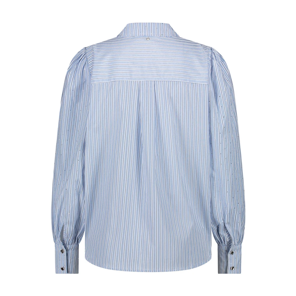 Tramontana Gestreepte blouse lange mouw Blue Dames