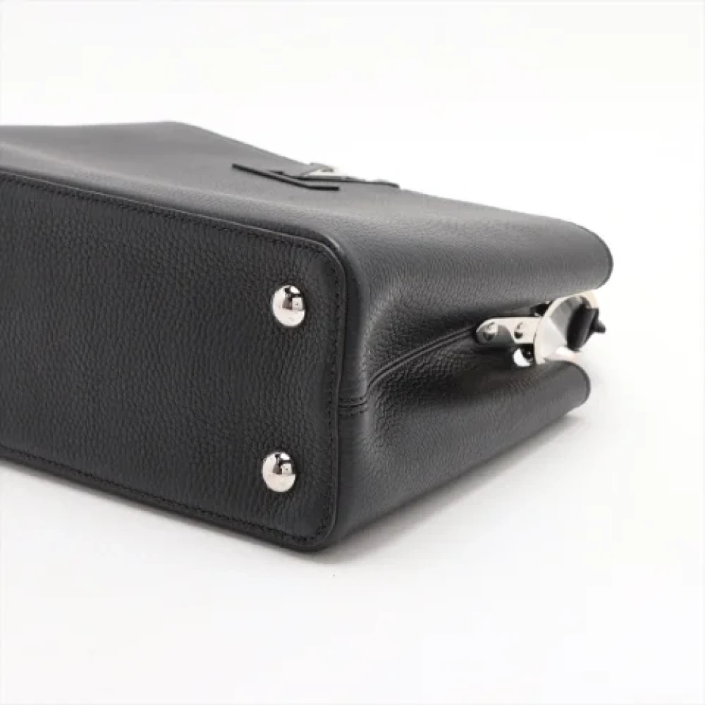 Louis Vuitton Vintage Pre-owned Leather handbags Black Dames