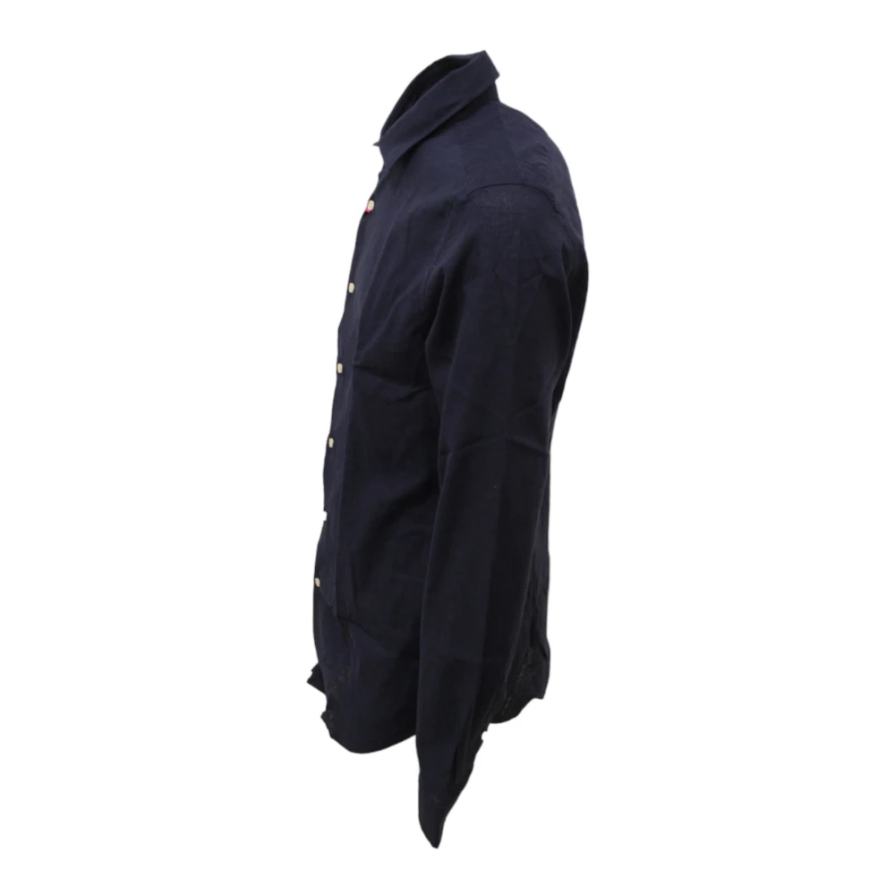 Manuel Ritz Lange mouwen overhemd Blue Heren