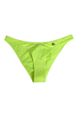 Neon Green DG Logo Bikini Bottoms