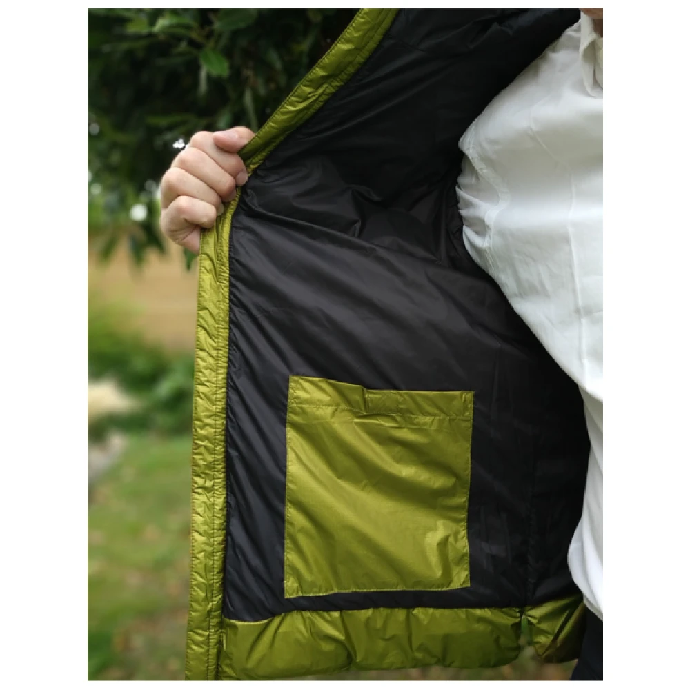 aeronautica militare Gewatteerde jas met capuchon Green Heren