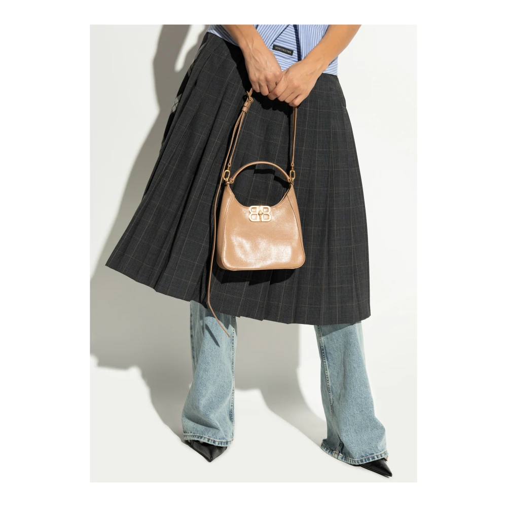 Balenciaga BB Soft Small Handtas Beige Dames