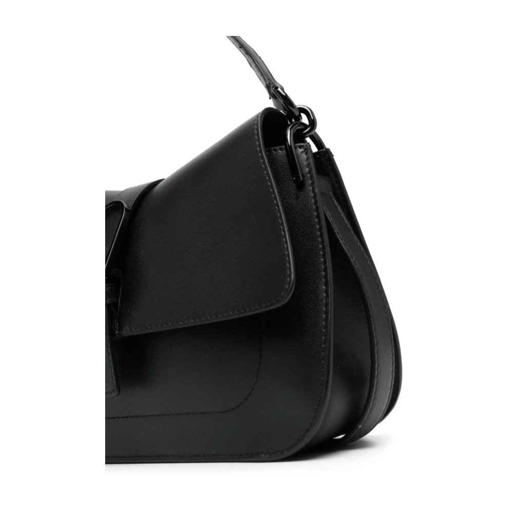 Furla Elegante Flow M Top Handle Schoudertas Black Dames