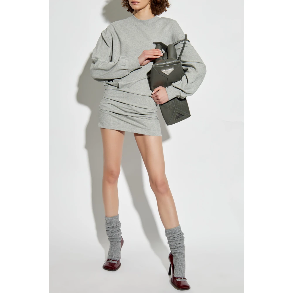The Attico Jurk met logo Gray Dames