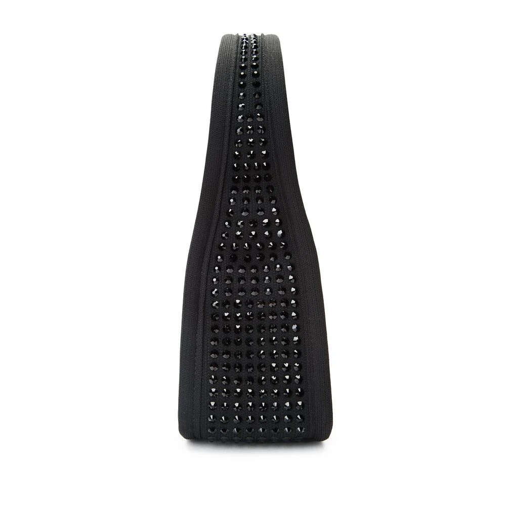 alexander wang Zwarte Kristalversierde Trekkoordtas Black Dames