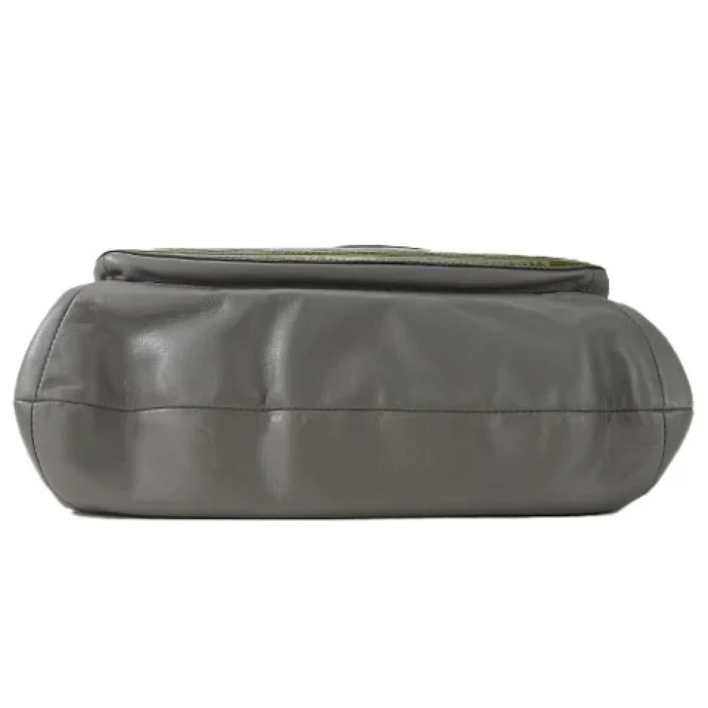 Coach Pre-owned Leather shoulder-bags Gray Dames