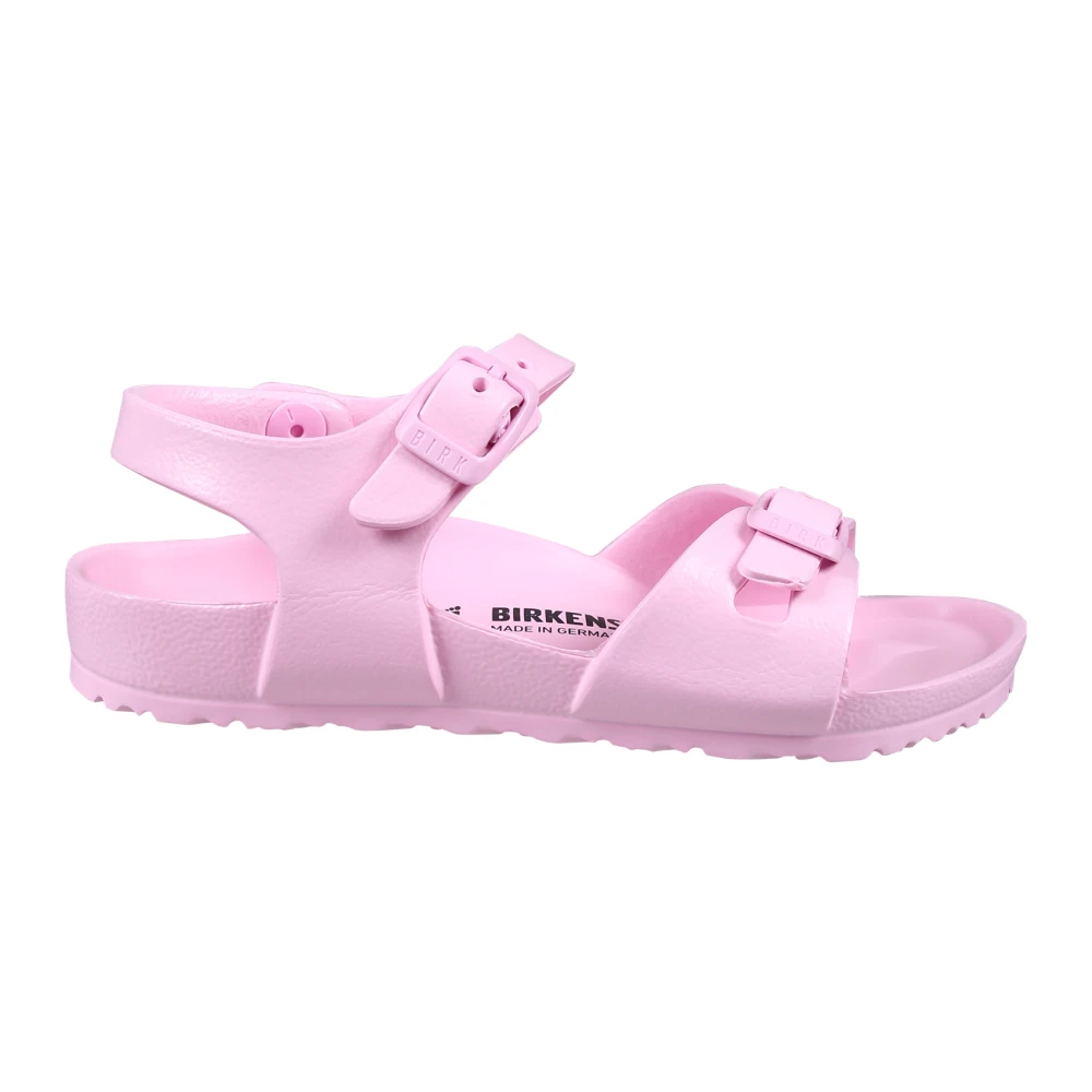 Birkenstock Rosa sandaler med justerbara remmar Pink, Unisex