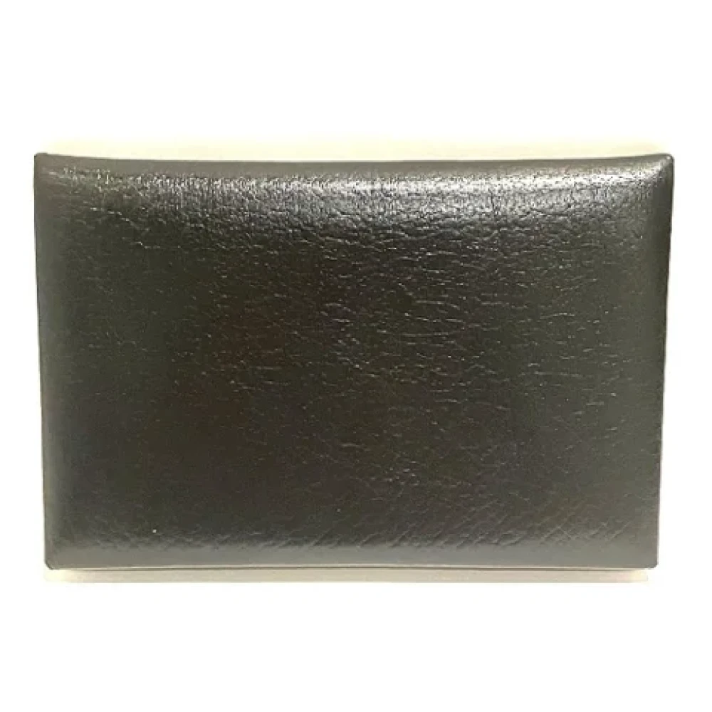 Hermès Vintage Pre-owned Leather wallets Black Heren