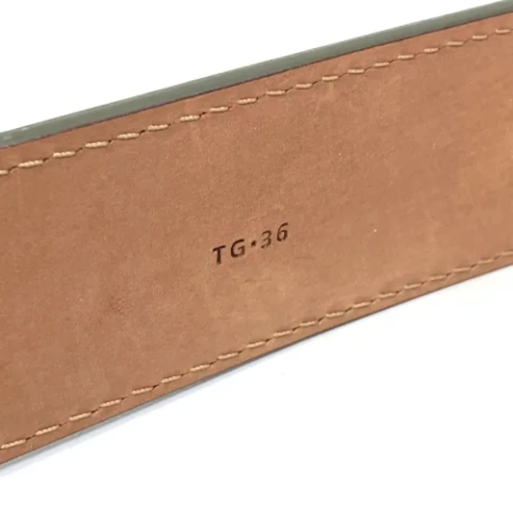 Fendi Vintage Pre-owned Leather belts Green Dames
