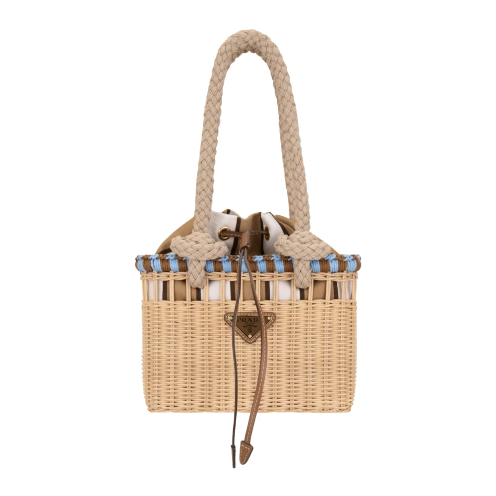 Prada Women's Beige Handbags - Bucket Bags - One Size - Bags