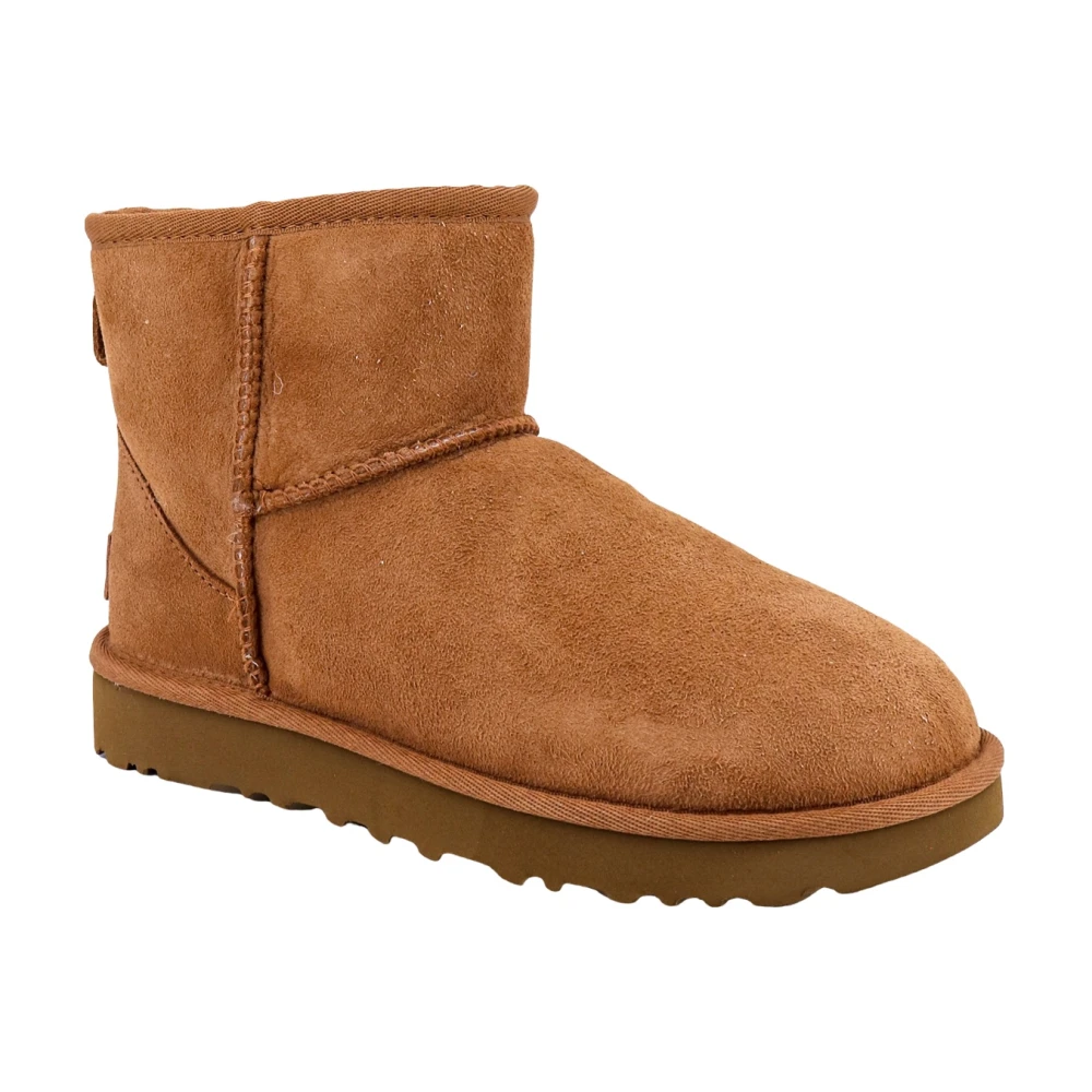 Ugg Prachtige Beige Suède Enkellaarzen voor Dames Beige Dames