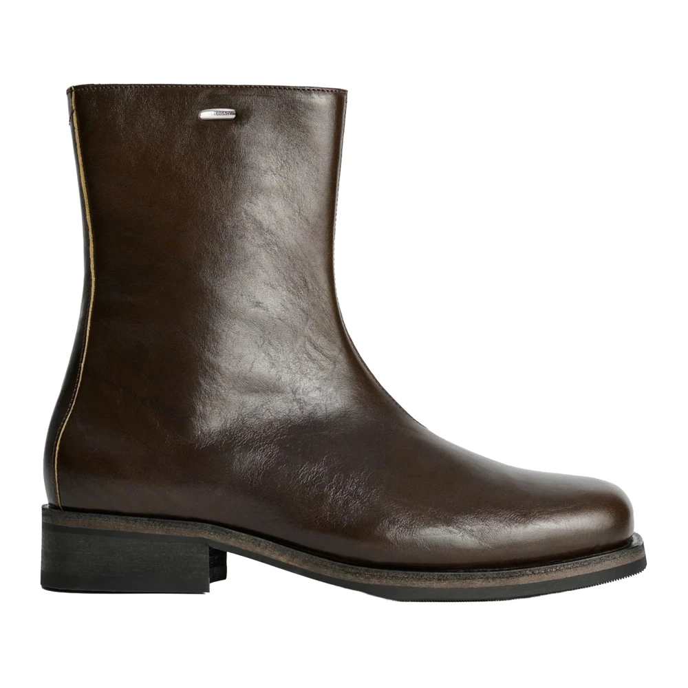Our Legacy Green Ankle Boots, Male, 11 Uk, Camion Boot