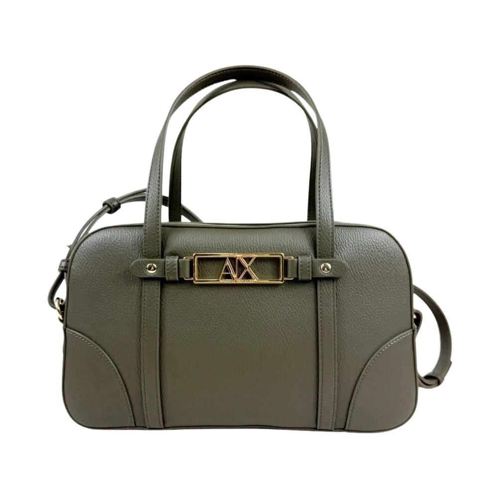 Armani Exchange Femme Vert Sacs, Taille: One Size Polly Bauletto L