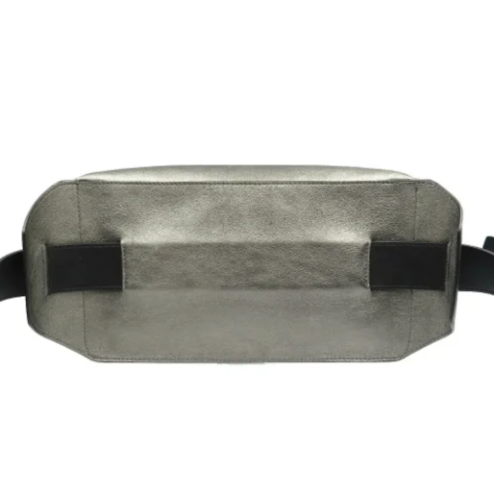 Jimmy Choo Pre-owned Leather shoulder-bags Gray Dames