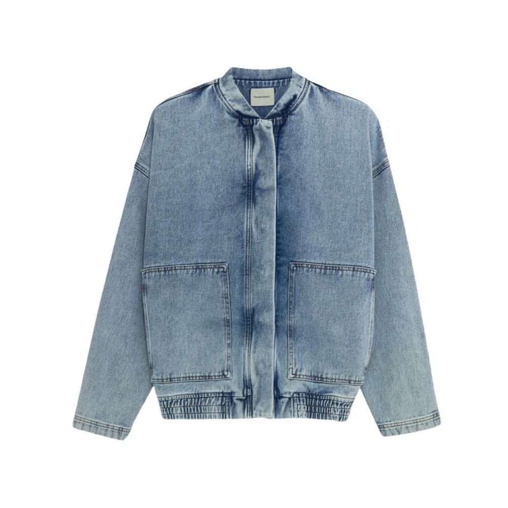 The New Society Chios Vrouw Bomber Blue Dames