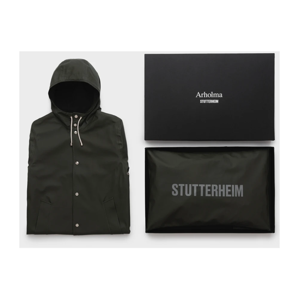 Stutterheim Arholma Regenjas Green Heren