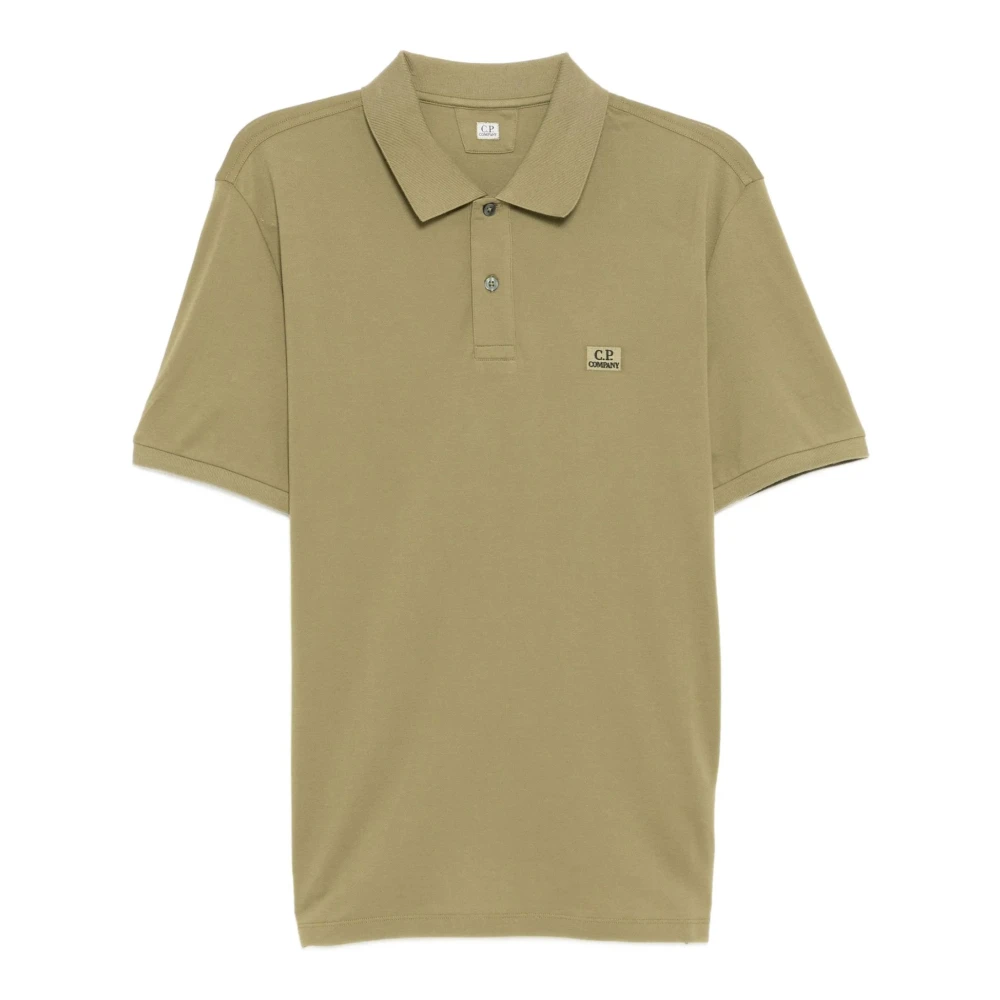 C.p. Company Men's Green M, Logo Polo