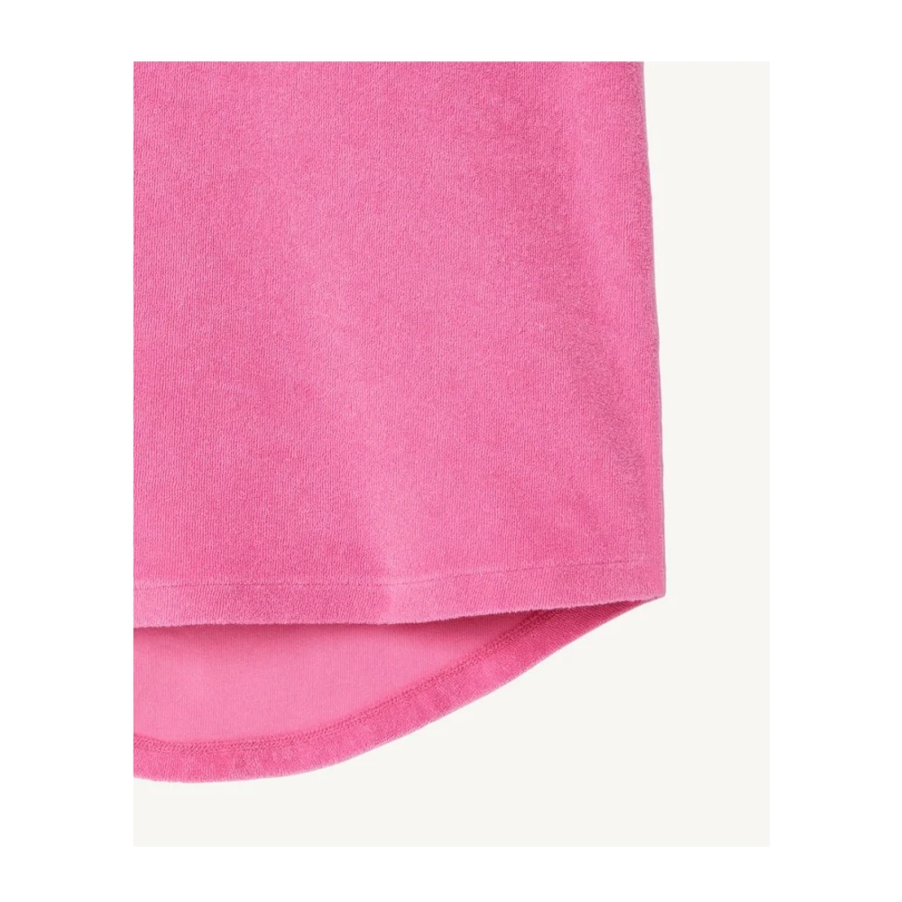 Jott Badjas met capuchon van badstof Rozen Pink Dames
