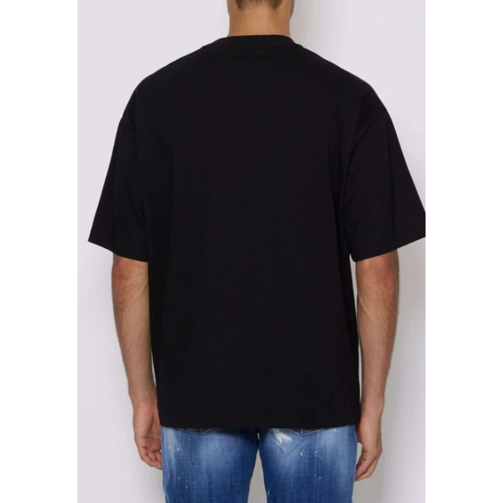 John Richmond Heren Casual T-shirt Black Heren