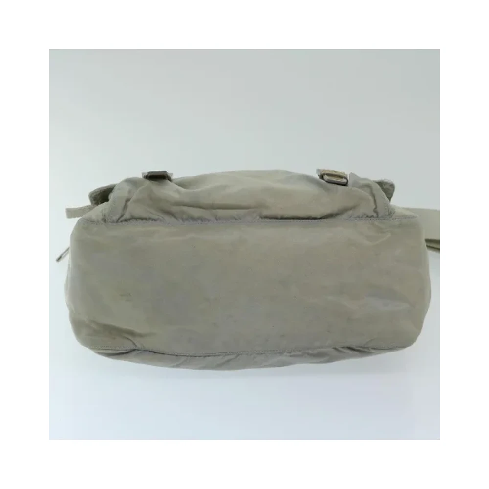 Prada Vintage Pre-owned Nylon prada-bags Gray Dames