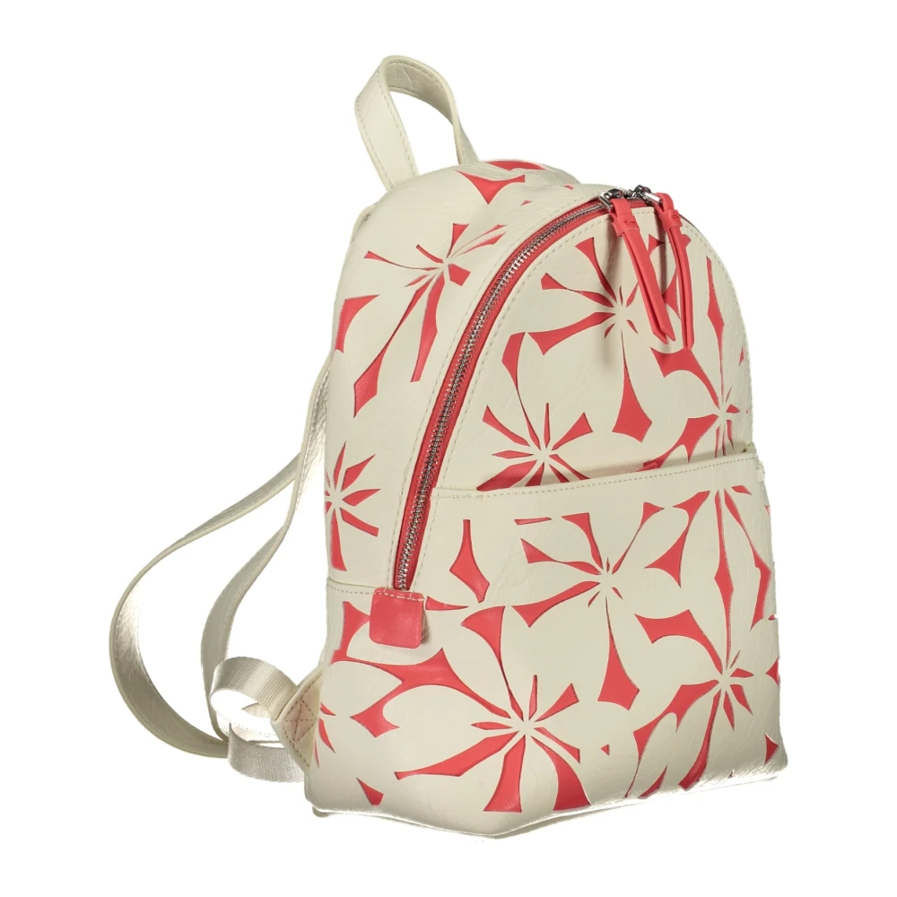 Desigual Witte Rugzak met Verstelbare Banden Multicolor Dames