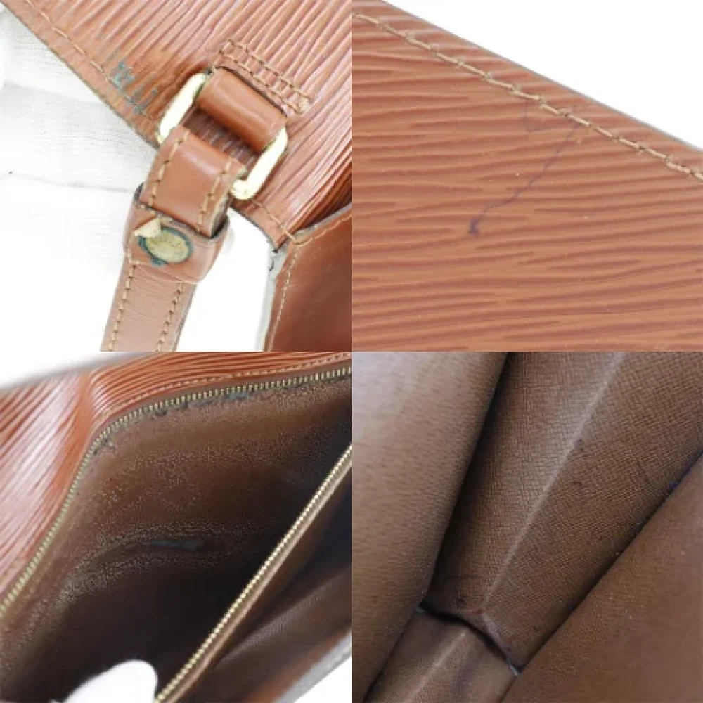 Louis Vuitton Vintage Pre-owned Leather clutches Brown Dames