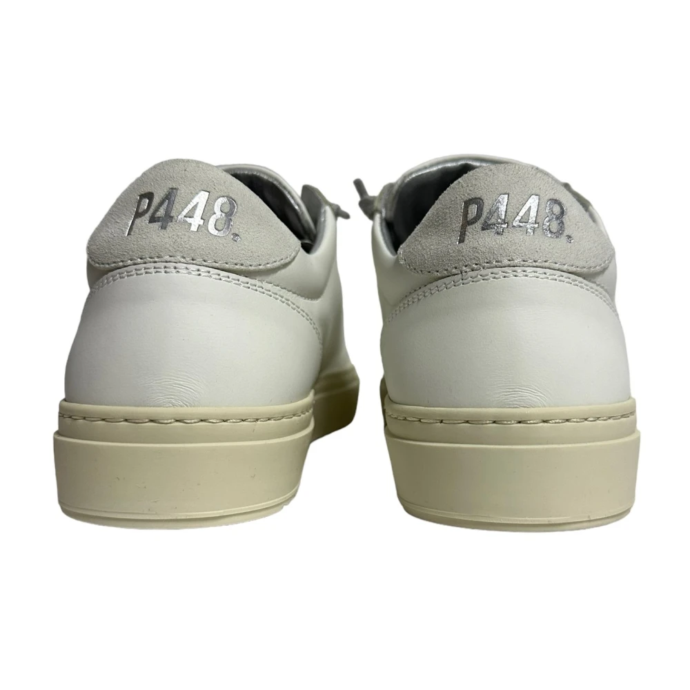 P448 Polyester Sneaker Lichtgewicht Comfortabele Stijlvolle Schoen White Heren