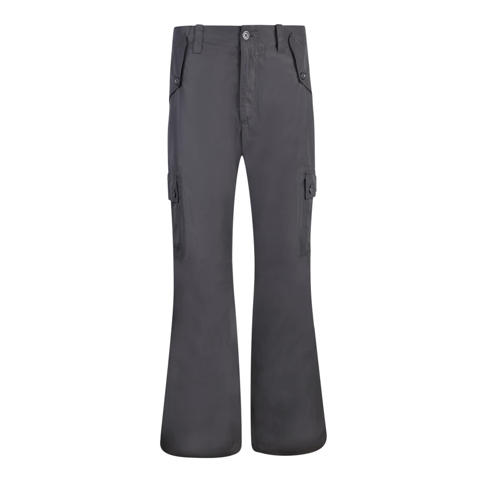 Dolce & Gabbana Men's Black Cargo Pocket Trousers Aw23