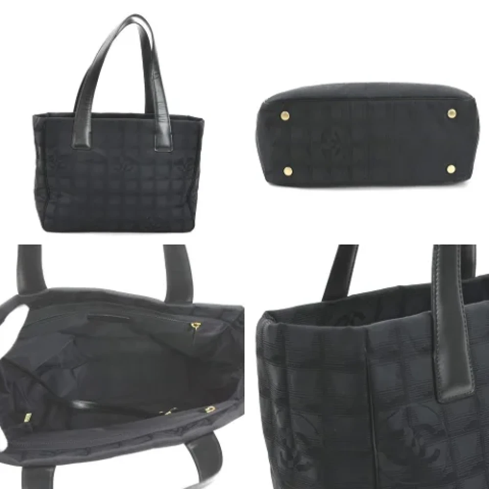 Chanel Vintage Pre-owned Leather shoulder-bags Black Dames