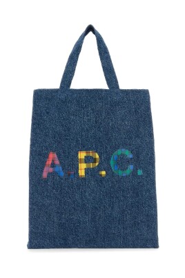 indigo-blue-shopping-bag-with-logo