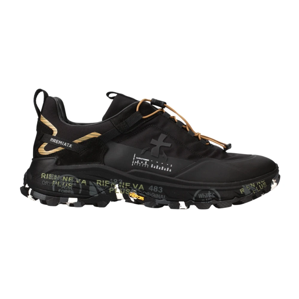 Premiata Men's Black Trainers - Sneakers - 5 Uk - Shoes