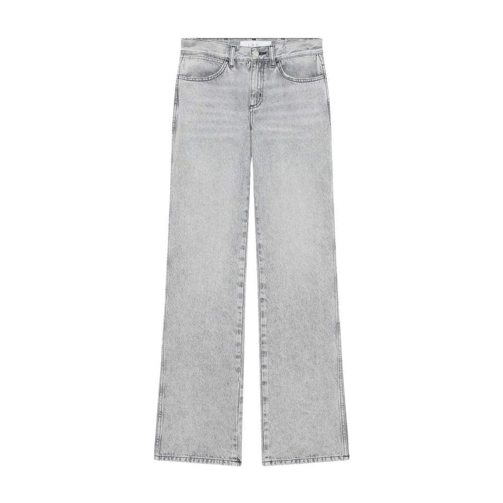 IRO Bootcut Jeans in Faded Denim Gray Dames